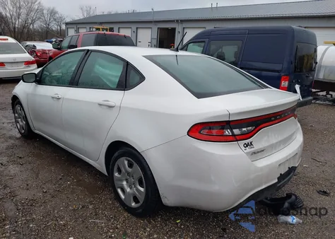 2016 Dodge Dart Se z USA, uszkodzony, nr VIN 1C3CDFAA0GD645296